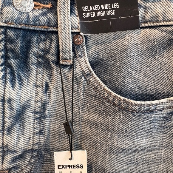 Express wide leg jeans NWT - Picture 3 of 3